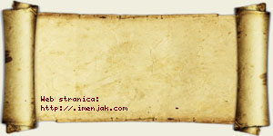 Jelisaveta Bebić vizit kartica